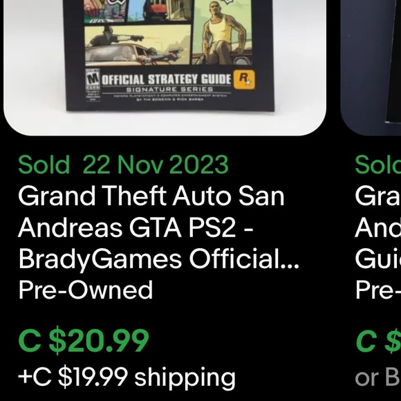 Grand Theft Auto San Andreas Official Strategy Guide / Sony Playstation 2 / 2004 - Picture 7 of 8